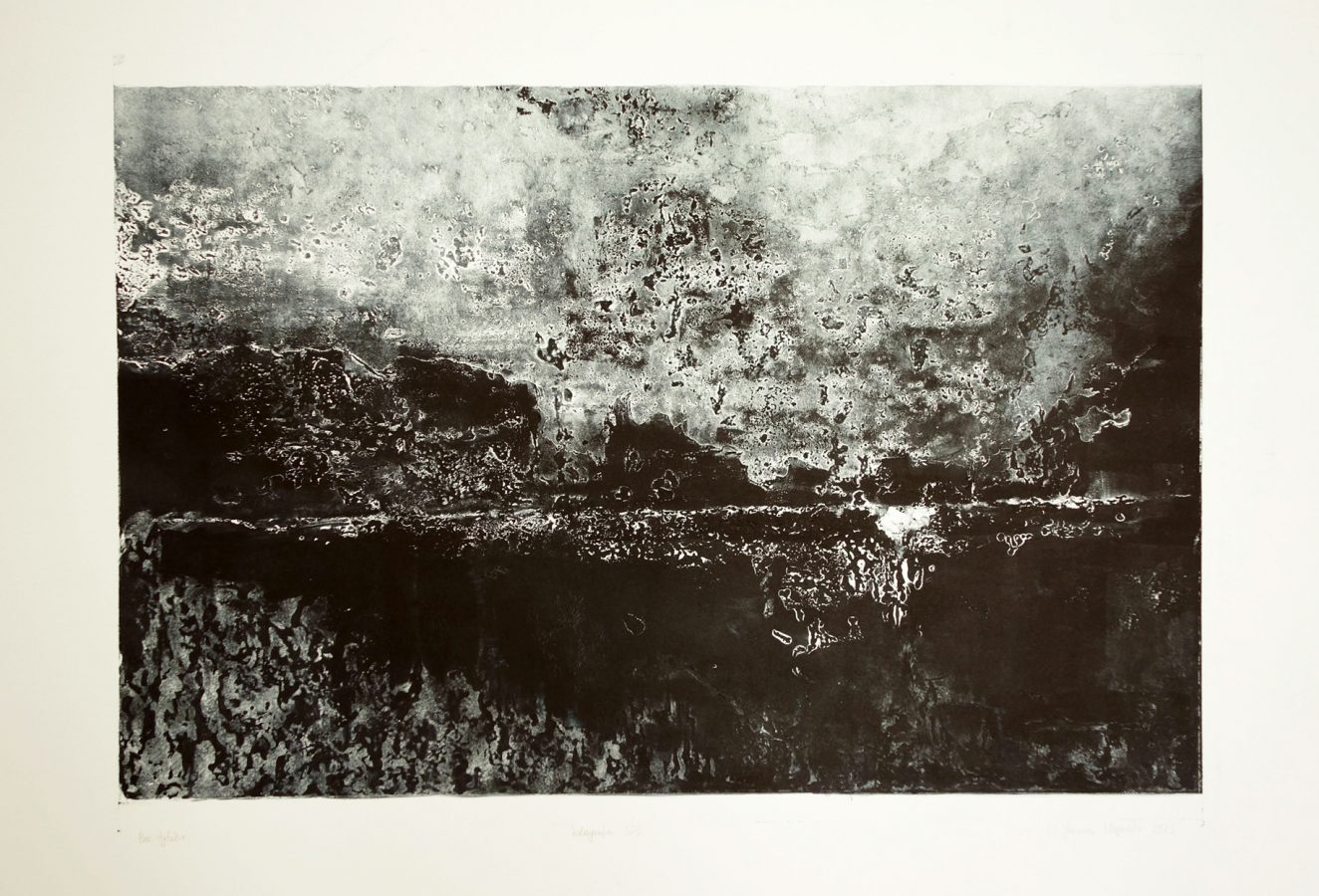 Up-and-down-abstract-landscape-collagraphy-printmaking